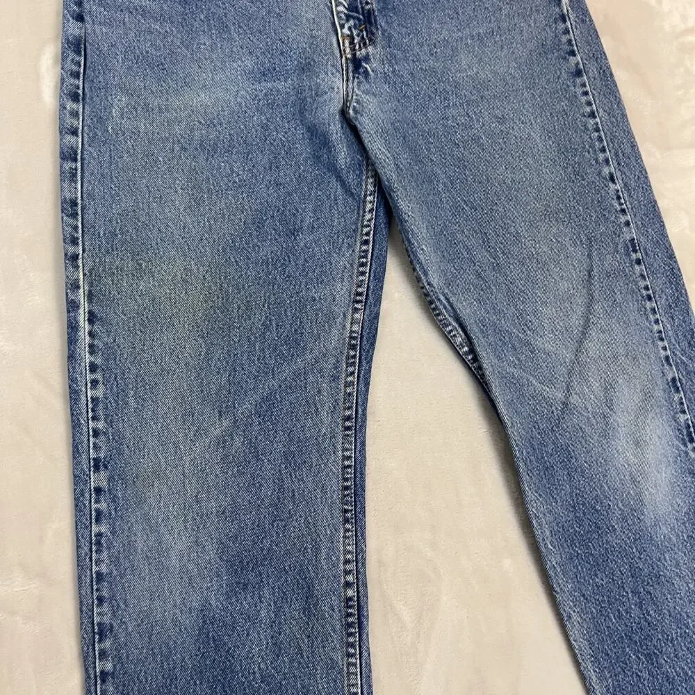VTG Levis 505 Jeans Mens 35x33 Orange Tab Regular Fit‎ Straight Leg 90s Grunge